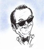 jack nicholson caricature by bill begos