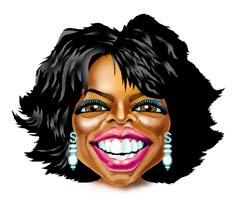 oprah winfrey caricature by jerry dowling
