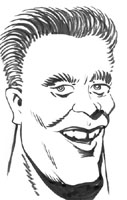 arnold schwarzenegger caricature by dick kulpa