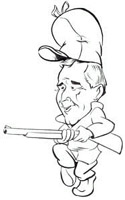 george w bush caricature by tracy latham