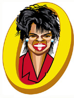 oprah caricature by mel lothrop