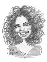 oprah winfrey caricature by steve nyman