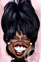 color caricature of oprah winfrey by niall o loughlin