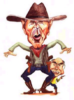 george w bush caricature by brad wightman