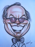 jack nicholson caricature by dario zapata